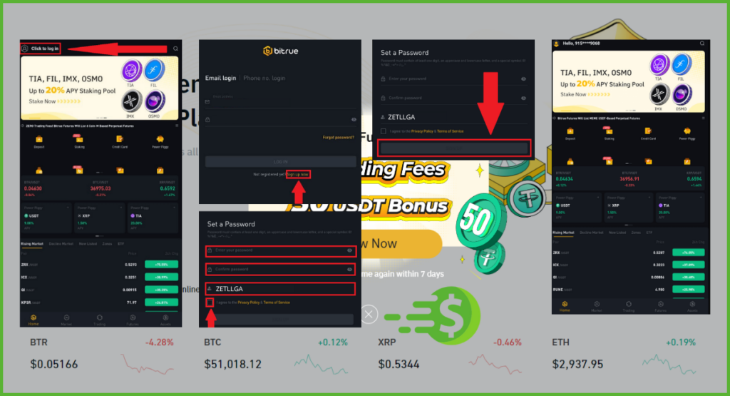 how-to-sign-up-bitrue-on-mobile-app