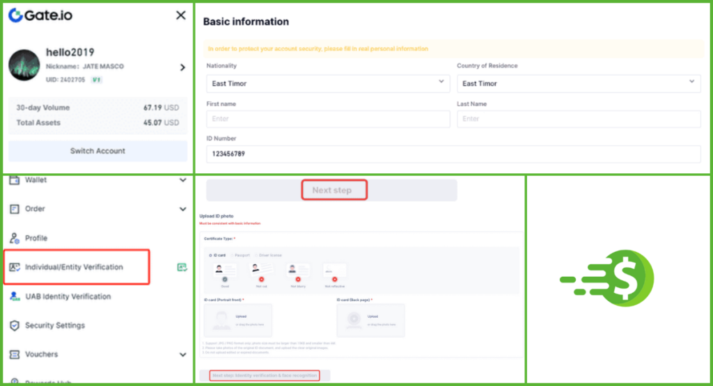 how-to-kyc-your-account-after-sign-up-gate.io