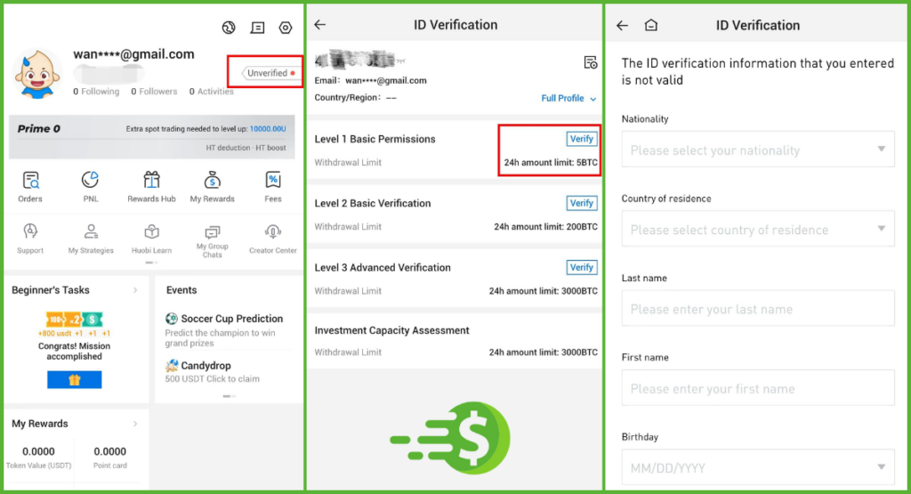 kyc-htx-account-on-app